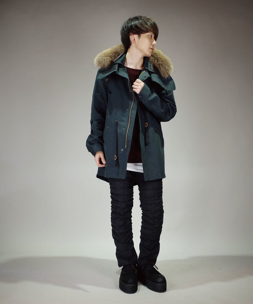 rovtski(ロフトスキー)の「2017 AUTUMN BONDINGMODS PARKA with FUR/1O17060211(モッズコート・メンズ・ブラック/ネイビー・LARGE/MEDIUM)」の8枚目の写真