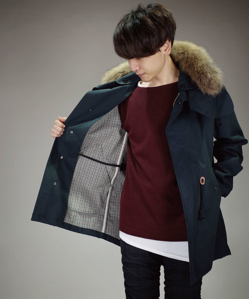 rovtski(ロフトスキー)の「2017 AUTUMN BONDINGMODS PARKA with FUR/1O17060211(モッズコート・メンズ・ブラック/ネイビー・LARGE/MEDIUM)」の14枚目の写真