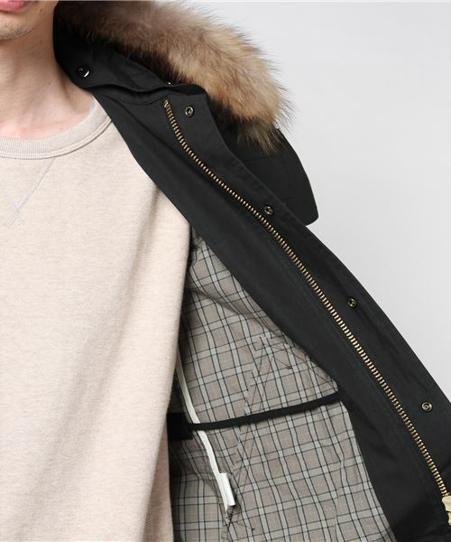 rovtski(ロフトスキー)の「2017 AUTUMN BONDINGMODS PARKA with FUR/1O17060211(モッズコート・メンズ・ブラック/ネイビー・LARGE/MEDIUM)」の13枚目の写真