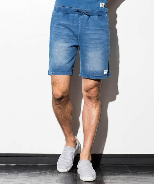 AZ by junhashimoto（エーゼイ バイ ジュンハシモト）の「AZ by junhashimoto(エーゼイ バイ ジュンハシモト)インディゴ染めショート丈パンツ（デニムパンツ・メンズ・ブルー/サックスブルー・LARGE/MEDIUM/SMALL/X-LARGE）」の2枚目の写真