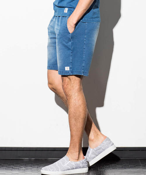 AZ by junhashimoto（エーゼイ バイ ジュンハシモト）の「AZ by junhashimoto(エーゼイ バイ ジュンハシモト)インディゴ染めショート丈パンツ（デニムパンツ・メンズ・ブルー/サックスブルー・LARGE/MEDIUM/SMALL/X-LARGE）」の4枚目の写真