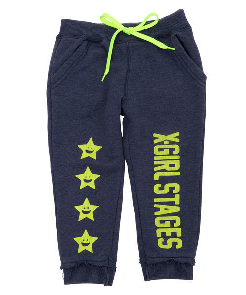 X-girl Stages(エックスガールステージス)の「“VINTAGE LIKE” SWEAT PANT (12M~3T)(その他パンツ・キッズ・チャコールグレー/レッド/ネイビー・12M/2T/3T)」の3枚目の写真