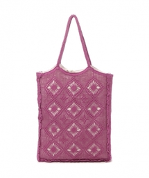 studio CLIP | お花編みカラーバッグ(トートバッグ)