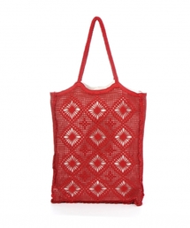 studio CLIP | お花編みカラーバッグ(トートバッグ)