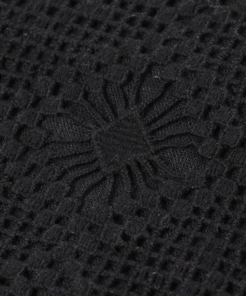 studio CLIP（スタディオクリップ）の「お花編みカラーバッグ（トートバッグ・レディース・ブラック/レッド/オフホワイト/イエロー/パープル/グリーン・FREE）」の10枚目の写真