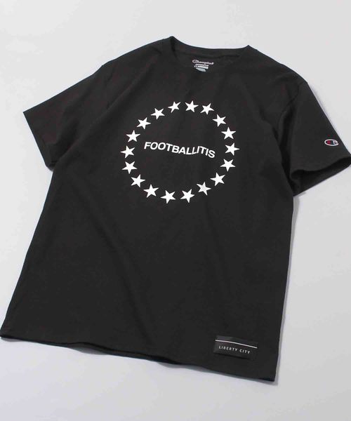 LIBERTY CITY（リバティシティ）の「【LIBERTY CITY/リバティーシティ】 [18 STARS] フットボライティス Tシャツ（Tシャツ/カットソー・メンズ・ブルー/ホワイト/ブラック・MEDIUM/SMALL/LARGE）」の5枚目の写真