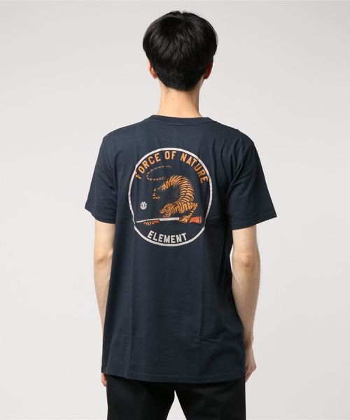 ELEMENT（エレメント）の「ELEMENT メンズ BENGI SS Ｔシャツ（Tシャツ/カットソー・メンズ・ネイビー/ホワイト・MEDIUM/X-LARGE/LARGE）」の5枚目の写真