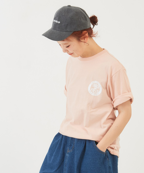 CUBE SUGAR(キューブシュガー)の「天竺ビッグクルー(Tシャツ/カットソー・レディース・ホワイト/ブラック/ピンク/イエロー/グリーン・M)」の5枚目の写真