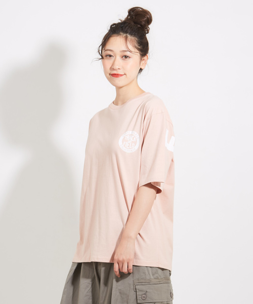 CUBE SUGAR(キューブシュガー)の「天竺ビッグクルー(Tシャツ/カットソー・レディース・ホワイト/ブラック/ピンク/イエロー/グリーン・M)」の22枚目の写真