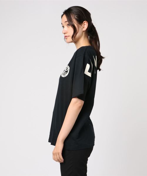CUBE SUGAR(キューブシュガー)の「天竺ビッグクルー(Tシャツ/カットソー・レディース・ホワイト/ブラック/ピンク/イエロー/グリーン・M)」の6枚目の写真