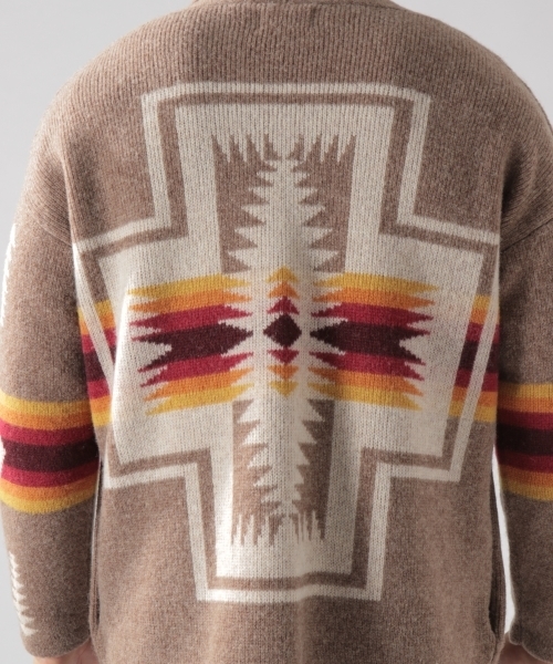 PENDLETON（ペンドルトン）の「【PENDLETON（ペンドルトン）】別注HARDING カーディガン 18AW（カーディガン/ボレロ・メンズ・グレー/ライトブラウン・MEDIUM/LARGE）」の17枚目の写真
