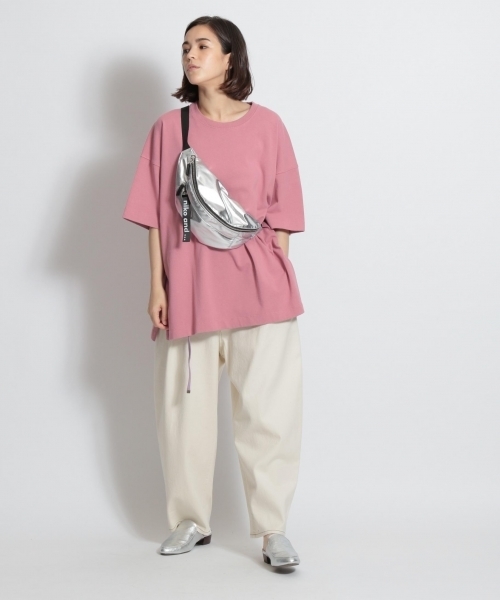 niko and...（ニコアンド）の「カツラギコクーンベルト付きパンツ（その他パンツ・レディース・ブラック/ベージュ/クリーム・MEDIUM/LARGE）」の7枚目の写真