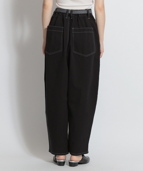 niko and...（ニコアンド）の「カツラギコクーンベルト付きパンツ（その他パンツ・レディース・ブラック/ベージュ/クリーム・MEDIUM/LARGE）」の10枚目の写真