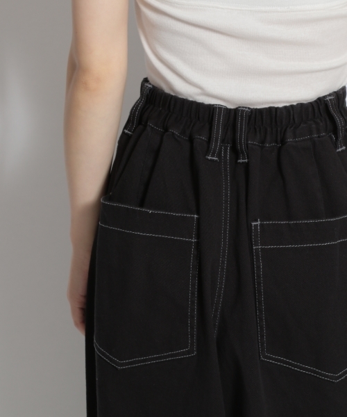 niko and...（ニコアンド）の「カツラギコクーンベルト付きパンツ（その他パンツ・レディース・ブラック/ベージュ/クリーム・MEDIUM/LARGE）」の14枚目の写真