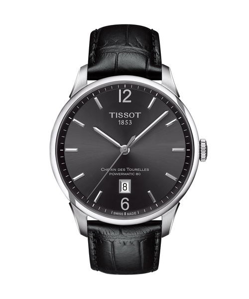 TISSOT�i�e�B�\�j�́u[�e�B�\] TISSOT �V���}���E�f�E�g�D���� �I�[�g�}�e�B�b�N �p���[�}�e�B�b�N80 �K�����^�������� ���U�[�i�r���v�j�v�b�_�[�N�O���[