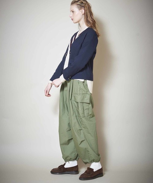 kha:ki（カーキ）の「「KHA:KI/カーキ」2タックBDUミリタリーカーゴパンツ（カーゴパンツ・レディース・ブラック/カーキ・1/2）」の6枚目の写真