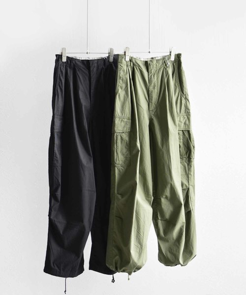 kha:ki（カーキ）の「「KHA:KI/カーキ」2タックBDUミリタリーカーゴパンツ（カーゴパンツ・レディース・ブラック/カーキ・1/2）」の14枚目の写真