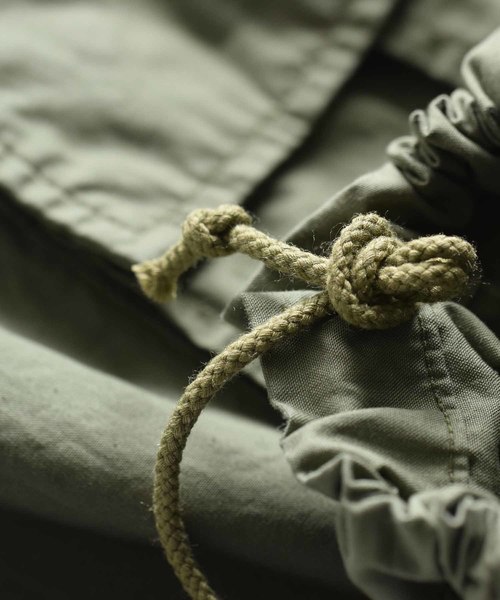 kha:ki（カーキ）の「「KHA:KI/カーキ」2タックBDUミリタリーカーゴパンツ（カーゴパンツ・レディース・ブラック/カーキ・1/2）」の17枚目の写真