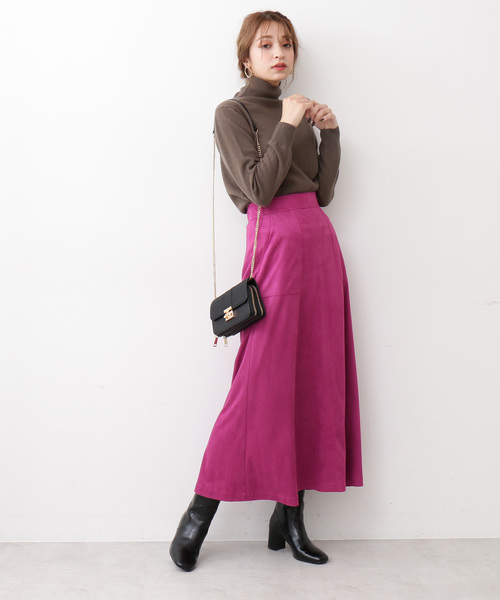 N.（N. Natural Beauty Basic）（エヌエヌナチュラルビューティーベーシック）の「【Ray 12月号掲載】◆ウールカシミヤニット（ニット/セーター・レディース・ホワイト/グレー/グリーン/カーキ/オレンジ・MEDIUM）」の6枚目の写真