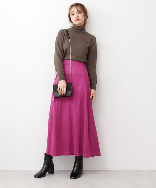 N.（N. Natural Beauty Basic）（エヌエヌナチュラルビューティーベーシック）の「【Ray 12月号掲載】◆ウールカシミヤニット（ニット/セーター・レディース・ホワイト/グレー/グリーン/カーキ/オレンジ・MEDIUM）」の9枚目の写真