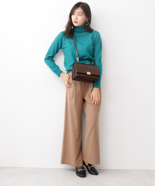 N.（N. Natural Beauty Basic）（エヌエヌナチュラルビューティーベーシック）の「【Ray 12月号掲載】◆ウールカシミヤニット（ニット/セーター・レディース・ホワイト/グレー/グリーン/カーキ/オレンジ・MEDIUM）」の15枚目の写真