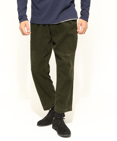 LAKOLE（ラコレ）の「【撥水】ロータスコーデュロイワイドパンツ / LAKOLE（その他パンツ・メンズ・ブラック/グリーン/サンドグレー/ボルドー/アイボリー・SMALL/LARGE/MEDIUM）」の5枚目の写真