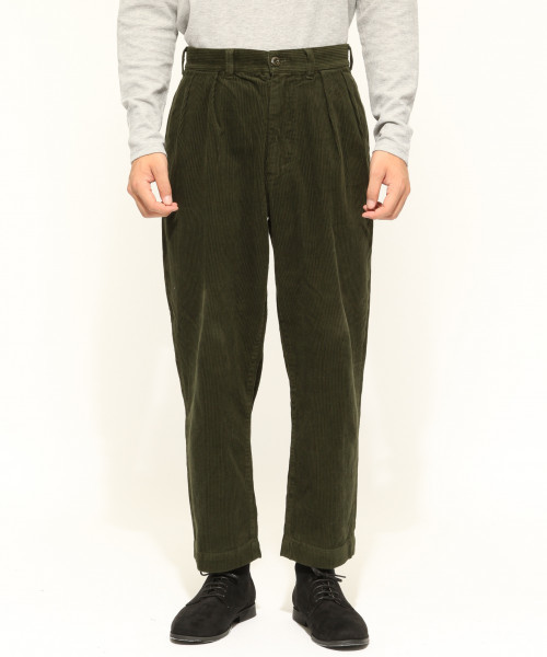 LAKOLE（ラコレ）の「【撥水】ロータスコーデュロイワイドパンツ / LAKOLE（その他パンツ・メンズ・ブラック/グリーン/サンドグレー/ボルドー/アイボリー・SMALL/LARGE/MEDIUM）」の14枚目の写真