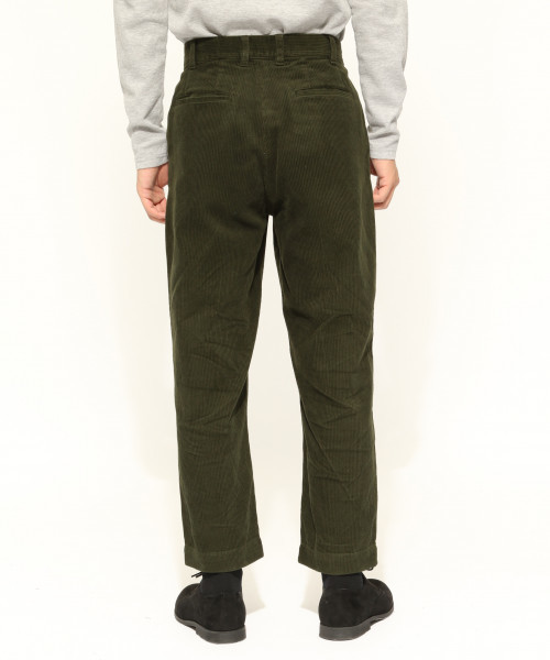 LAKOLE（ラコレ）の「【撥水】ロータスコーデュロイワイドパンツ / LAKOLE（その他パンツ・メンズ・ブラック/グリーン/サンドグレー/ボルドー/アイボリー・SMALL/LARGE/MEDIUM）」の16枚目の写真