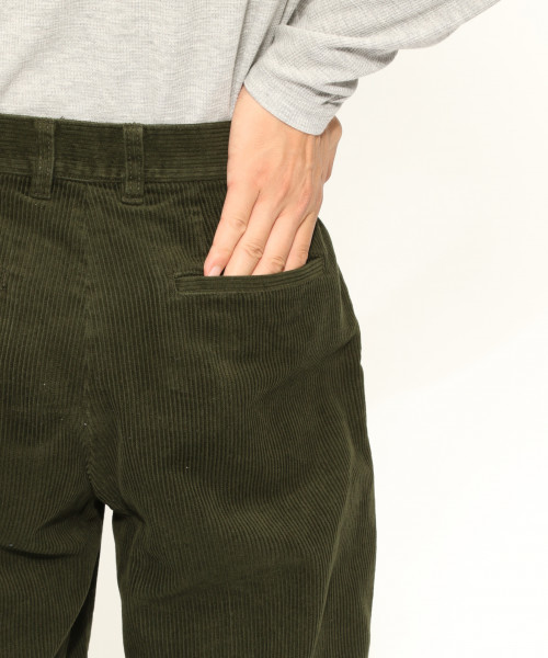 LAKOLE（ラコレ）の「【撥水】ロータスコーデュロイワイドパンツ / LAKOLE（その他パンツ・メンズ・ブラック/グリーン/サンドグレー/ボルドー/アイボリー・SMALL/LARGE/MEDIUM）」の20枚目の写真