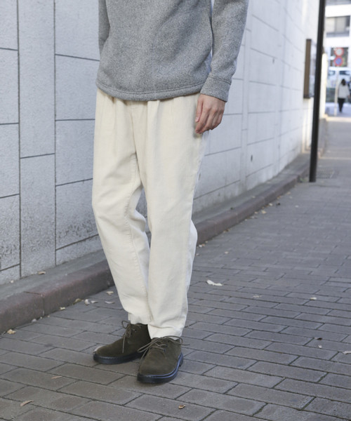 LAKOLE（ラコレ）の「【撥水】ロータスコーデュロイワイドパンツ / LAKOLE（その他パンツ・メンズ・ブラック/グリーン/サンドグレー/ボルドー/アイボリー・SMALL/LARGE/MEDIUM）」の6枚目の写真