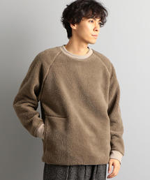 green label relaxing | SC ボア クルーネック LS カットソー(Tシャツ/カットソー)