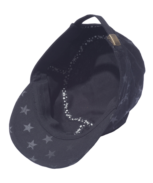 X-girl（エックスガール）の「STAR WORK CAP（キャップ・レディース・ブラック/ベージュ/ダークオリーブ・ONE SIZE）」の6枚目の写真