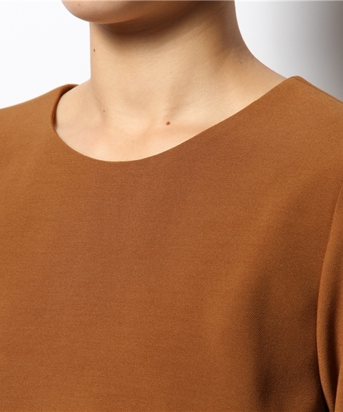 Ray BEAMS（レイビームス）の「□Ray BEAMS / フレアカフス付 ワンピース（ワンピース・レディース・レッド/ブラウン系その他・0/1）」の8枚目の写真