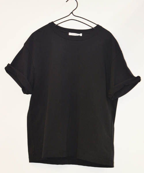 Munich（ミューニック）の「【Munich定番】コットンジャージクルーネックＴシャツ（Tシャツ/カットソー・レディース・ホワイト/ブラック/ベージュ/カーキ/イエロー・FREE）」の3枚目の写真