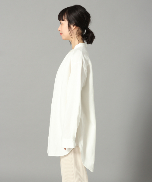 LOWRYS FARM(ローリーズファーム)の「マルチストライプチュニックシャツ 827759(シャツ/ブラウス・レディース・オフホワイト/ブルー/アイボリー・FREE)」の8枚目の写真