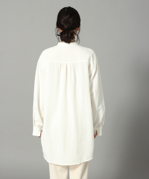 LOWRYS FARM(ローリーズファーム)の「マルチストライプチュニックシャツ 827759(シャツ/ブラウス・レディース・オフホワイト/ブルー/アイボリー・FREE)」の9枚目の写真