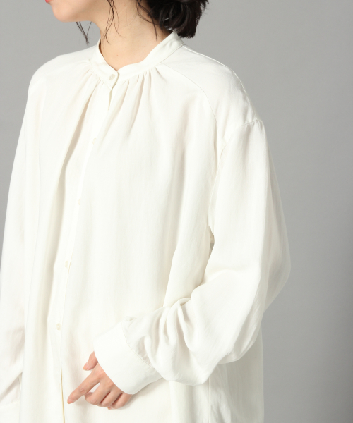 LOWRYS FARM(ローリーズファーム)の「マルチストライプチュニックシャツ 827759(シャツ/ブラウス・レディース・オフホワイト/ブルー/アイボリー・FREE)」の11枚目の写真