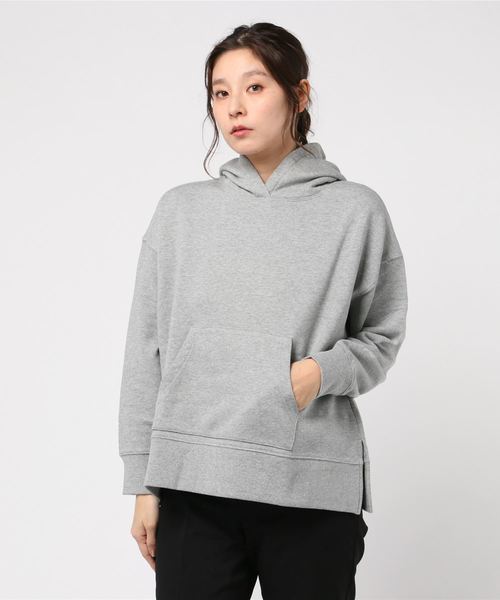 Petit Honfleur（プチオンフルール）の「裏毛ワイドパーカー（Tシャツ/カットソー・レディース・グレー/チャコールグレー・M size/L size）」の19枚目の写真