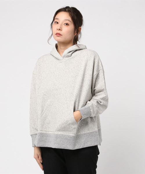 Petit Honfleur（プチオンフルール）の「裏毛ワイドパーカー（Tシャツ/カットソー・レディース・グレー/チャコールグレー・M size/L size）」の18枚目の写真