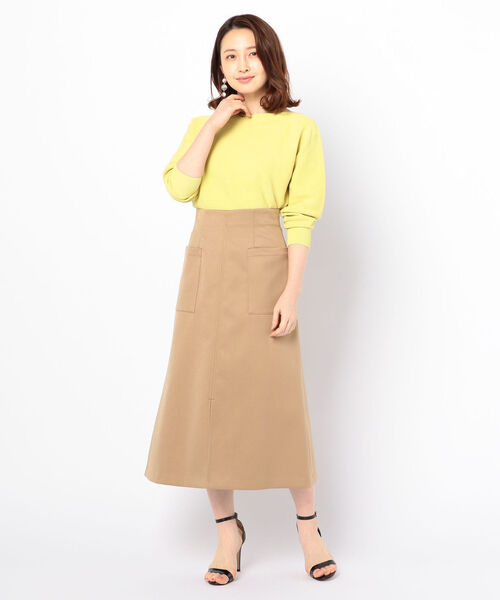 NOLLEY’S（ノーリーズ）の「ボートネックホールガーメントプルオーバーニット（ニット/セーター・レディース・ベージュ/オフホワイト/イエロー/ラベンダー・38）」の20枚目の写真