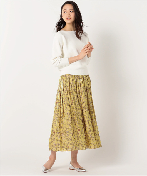 NOLLEY’S（ノーリーズ）の「ボートネックホールガーメントプルオーバーニット（ニット/セーター・レディース・ベージュ/オフホワイト/イエロー/ラベンダー・38）」の19枚目の写真