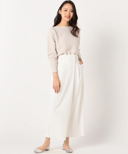 NOLLEY’S（ノーリーズ）の「ボートネックホールガーメントプルオーバーニット（ニット/セーター・レディース・ベージュ/オフホワイト/イエロー/ラベンダー・38）」の18枚目の写真