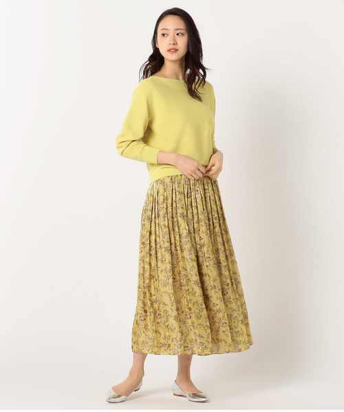 NOLLEY’S（ノーリーズ）の「ボートネックホールガーメントプルオーバーニット（ニット/セーター・レディース・ベージュ/オフホワイト/イエロー/ラベンダー・38）」の16枚目の写真