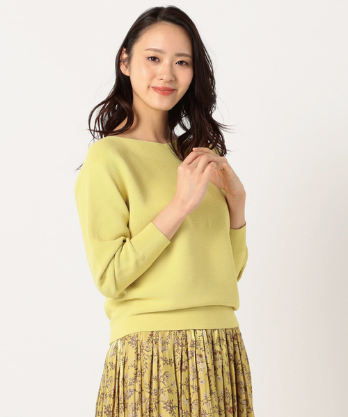 NOLLEY'S（ノーリーズ）の「ボートネックホールガーメントプル