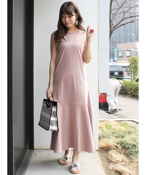 Mercuryduo マーキュリーデュオ の ノースリカットロングフレアワンピース ワンピース Wear
