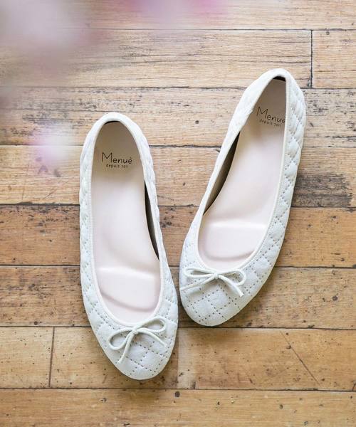 menue(メヌエ)の「スイートフィット ラウンドトゥ バレエシューズ(バレエシューズ・レディース・グレイッシュベージュ/レッド/ピンク/ブラック/レオパード/ブルー/イエロー/グリーン/ブラック系その他/ベージュ系その他/グリーン系その他/ブラック系その他3/その他/ブラウン/チャコール/ライトグレー/スモークピンク/マスタード/ブラック系その他2/その他1/ガンメタ/パイソン/アニマル/ベージュ/ホワイト系その他/パープル系その他/キャメル/ダークブラウン/ブラック系その他4/ブルー系その他/ラベンダー/アイボリー/シルバー/アッシュグレー/ブラック系その他5/ブラウン系その他・26.5cm/25.5cm/22.5cm/26.0cm/24.0cm/24.5cm/22.0cm/23.0cm/23.5cm/21.5cm/25.0cm)」の17枚目の写真