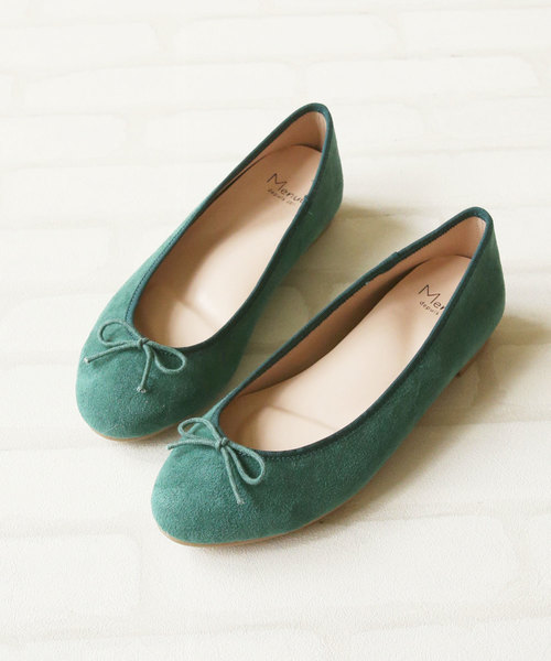 menue(メヌエ)の「スイートフィット ラウンドトゥ バレエシューズ(バレエシューズ・レディース・グレイッシュベージュ/レッド/ピンク/ブラック/レオパード/ブルー/イエロー/グリーン/ブラック系その他/ベージュ系その他/グリーン系その他/ブラック系その他3/その他/ブラウン/チャコール/ライトグレー/スモークピンク/マスタード/ブラック系その他2/その他1/ガンメタ/パイソン/アニマル/ベージュ/ホワイト系その他/パープル系その他/キャメル/ダークブラウン/ブラック系その他4/ブルー系その他/ラベンダー/アイボリー/シルバー/アッシュグレー/ブラック系その他5/ブラウン系その他・26.5cm/25.5cm/22.5cm/26.0cm/24.0cm/24.5cm/22.0cm/23.0cm/23.5cm/21.5cm/25.0cm)」の19枚目の写真