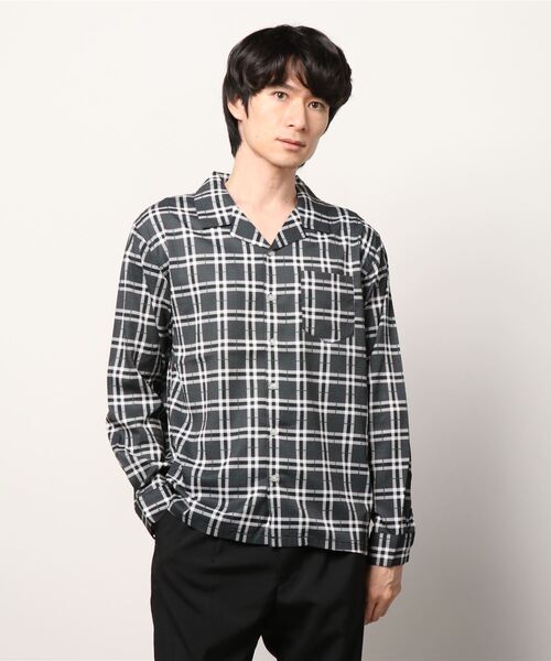 MinoriTY（マイノリティ）の「長袖シャツ/柄オープンカラー（シャツ/ブラウス・メンズ・ホワイト系その他/ブラック系その他/ベージュ系その他/ブルー系その他/レッド系その他/ホワイト系その他2/ホワイト系その他3/ブラック系その他2/ブラック系その他3/ベージュ系その他2/グレー系その他/ブラック系その他4・M/L/XL）」の8枚目の写真