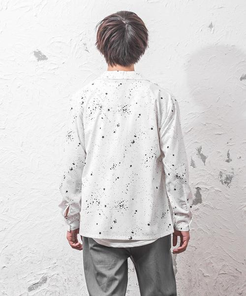 MinoriTY（マイノリティ）の「長袖シャツ/柄オープンカラー（シャツ/ブラウス・メンズ・ホワイト系その他/ブラック系その他/ベージュ系その他/ブルー系その他/レッド系その他/ホワイト系その他2/ホワイト系その他3/ブラック系その他2/ブラック系その他3/ベージュ系その他2/グレー系その他/ブラック系その他4・M/L/XL）」の18枚目の写真
