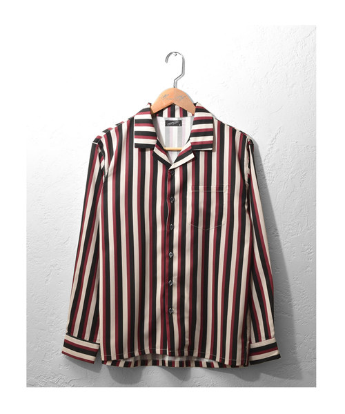 MinoriTY（マイノリティ）の「長袖シャツ/柄オープンカラー（シャツ/ブラウス・メンズ・ホワイト系その他/ブラック系その他/ベージュ系その他/ブルー系その他/レッド系その他/ホワイト系その他2/ホワイト系その他3/ブラック系その他2/ブラック系その他3/ベージュ系その他2/グレー系その他/ブラック系その他4・M/L/XL）」の16枚目の写真